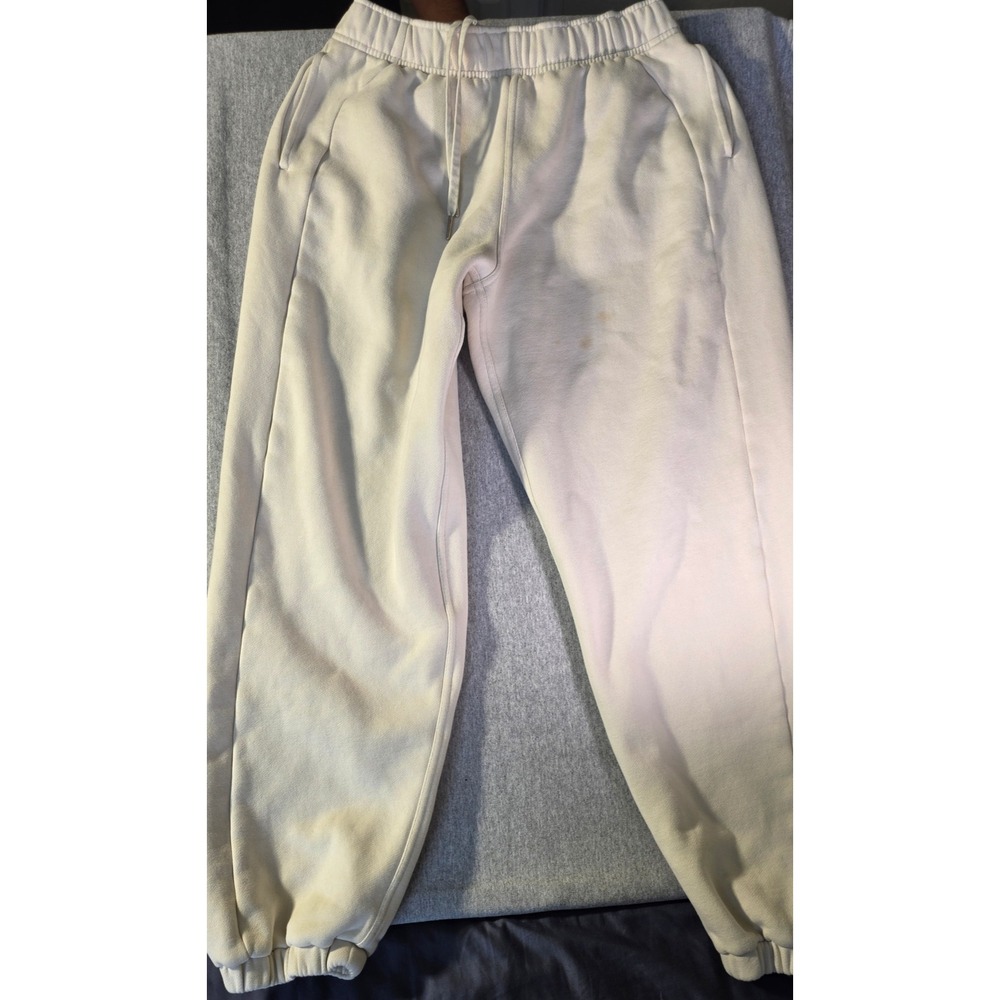 Lululemon Scuba Oversized Jogger Cream Off White Fleece Sweatpants LW5GJNS S
